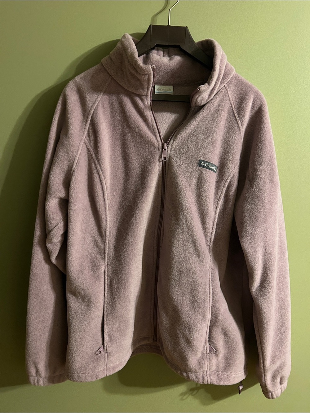 Columbia Rose Pink Full-Zip Fleece Jacket